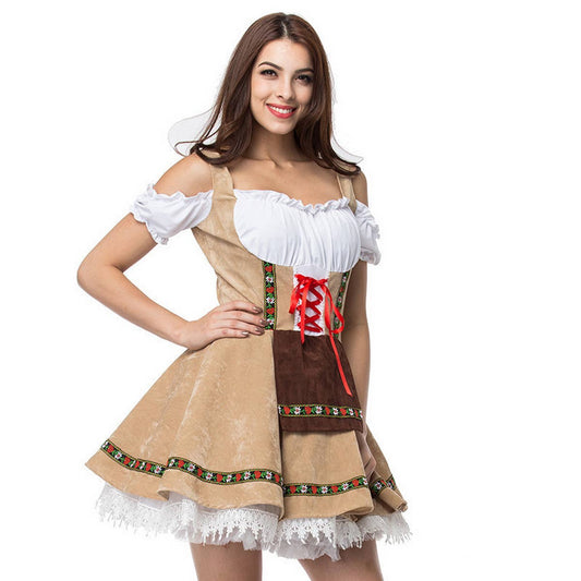 HALLOWEEN BEER GIRL DRESS COSTUME