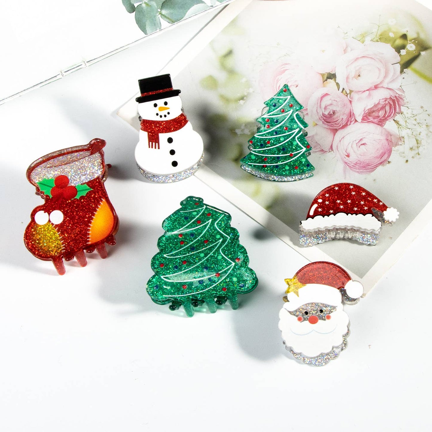 CHRISTMAS GRAB HAIRPIN CUTE CARTOON