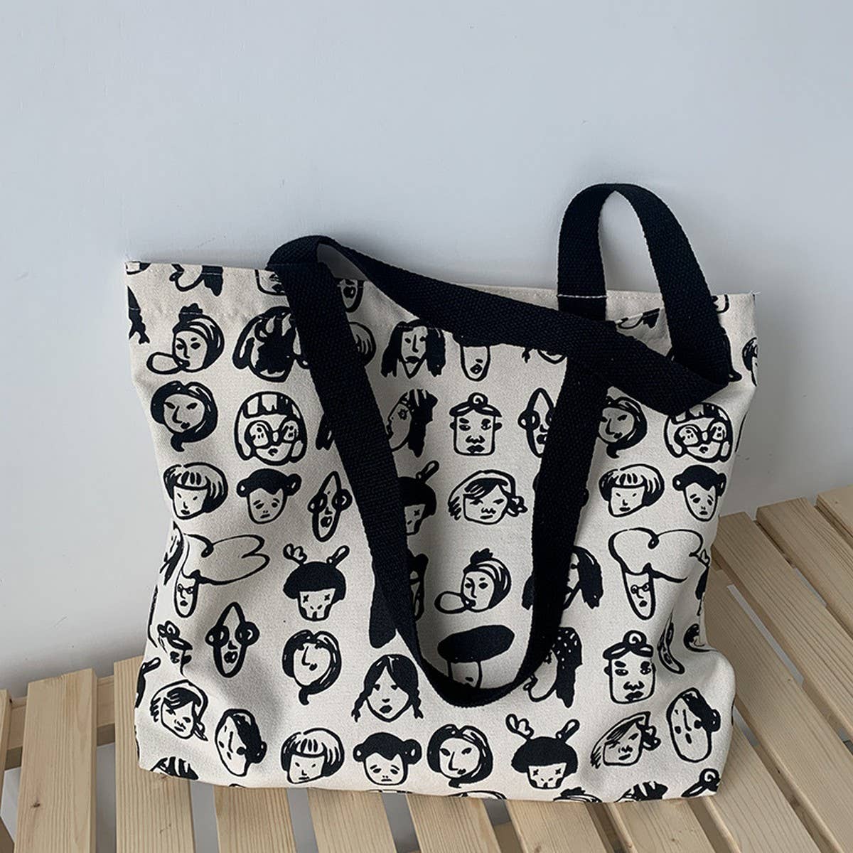 RETRO CUTE WORK AND TRAVEL STUDENT CLOTH BAG_CWAB2182
