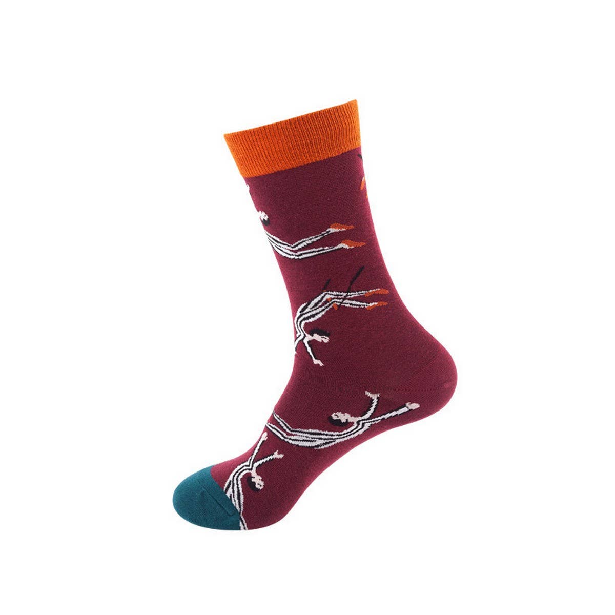 CASUAL GEOMETRIC CARTOON PRINT SOCKS_CWMS1012