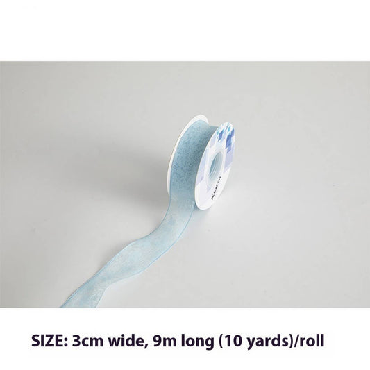 WATER RIPPLE HOLLOW JACQUARD EMBROIDERY RIBBON