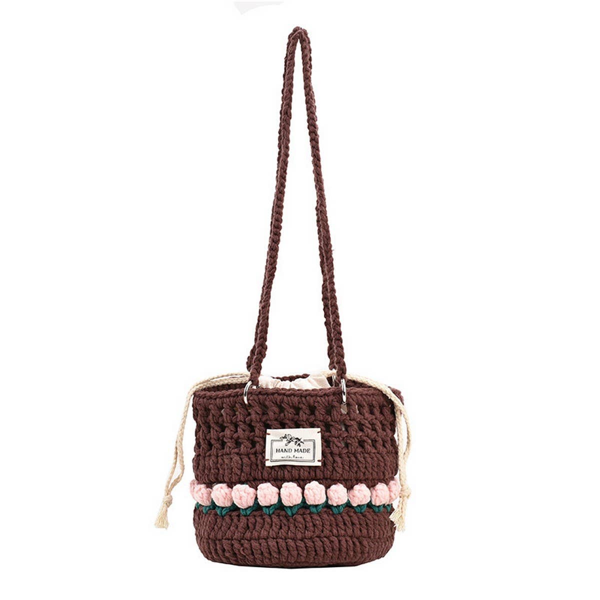 2024 NEW TULIP CONTRAST WOVEN CROSSBODY BAG_CWAB2398