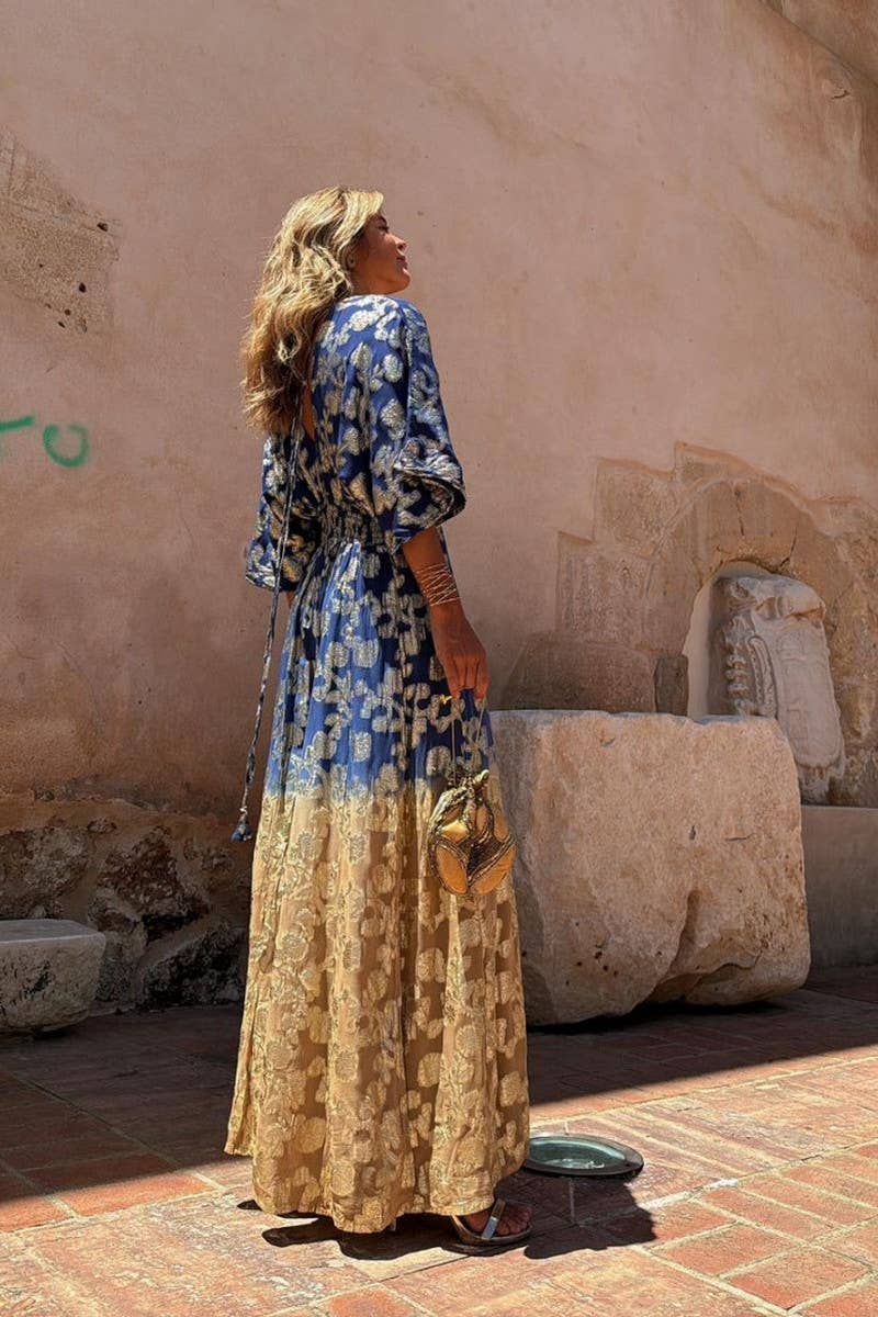 CWDMD5856_V-NECK OPEN BACK WIDE-LEG JUMPSUIT