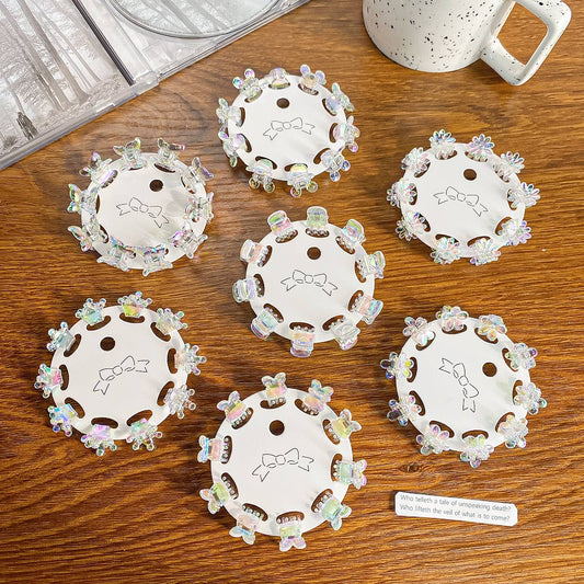 Children's mini 10-piece set of colorful hairpins