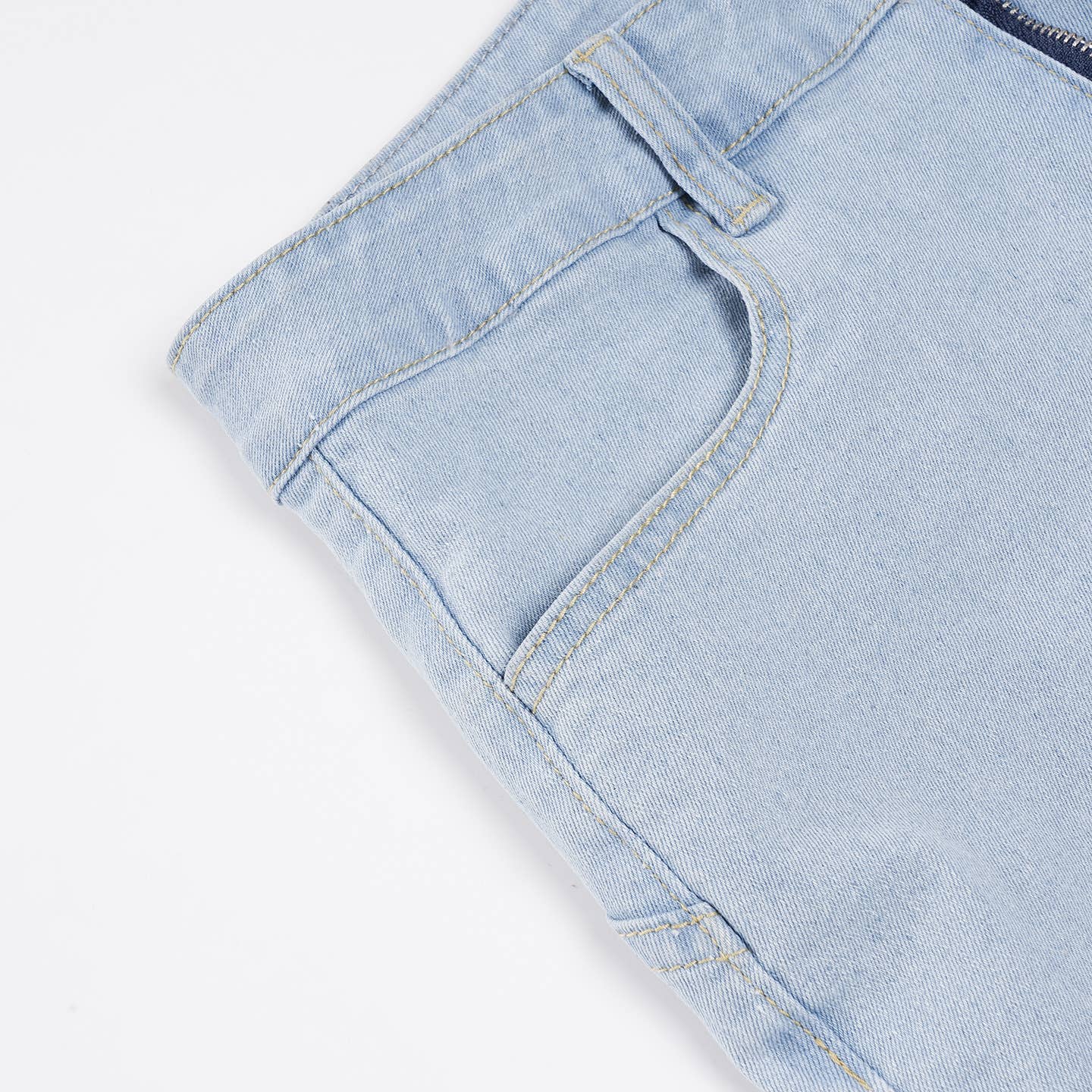 Retro slightly flared stretch skinny jeans