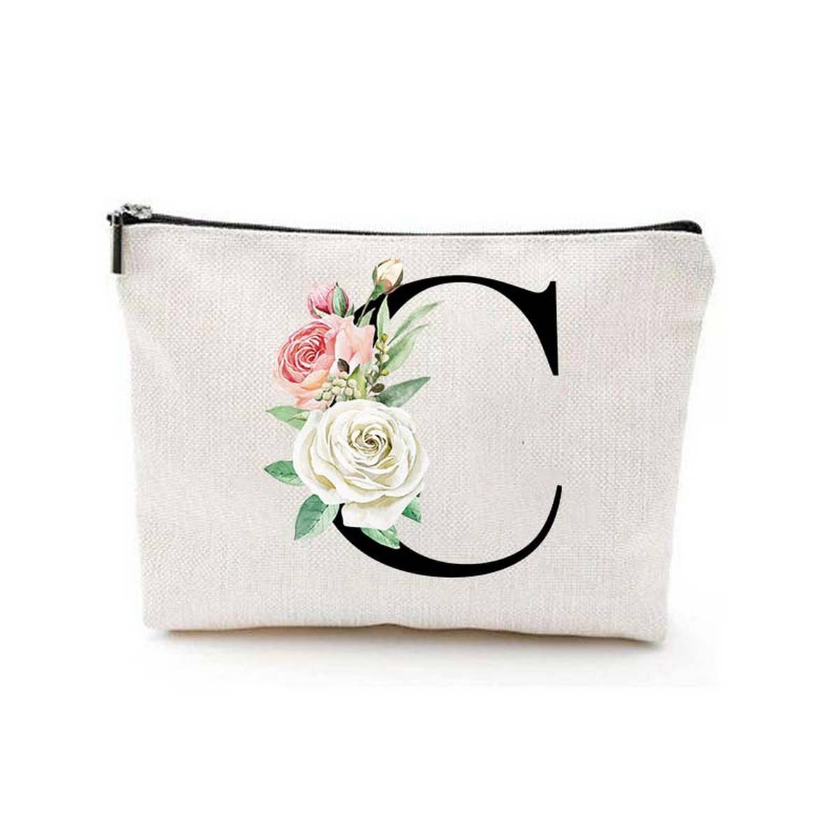 SIMPLE DOUBLE-SIDED PRINTED ZIPPER COSMETIC BAG_CWAB2251