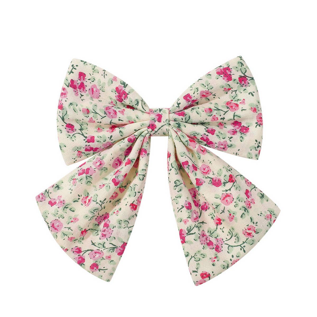 CHILDREN'S SIMPLE FLORAL BOW HAIRPIN