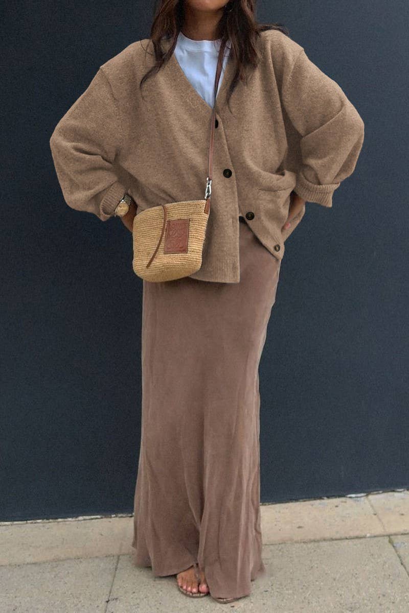 CWOCAL00750_CASUAL SIMPLE LONG SLEEVE PREMIUM KNIT JACKE