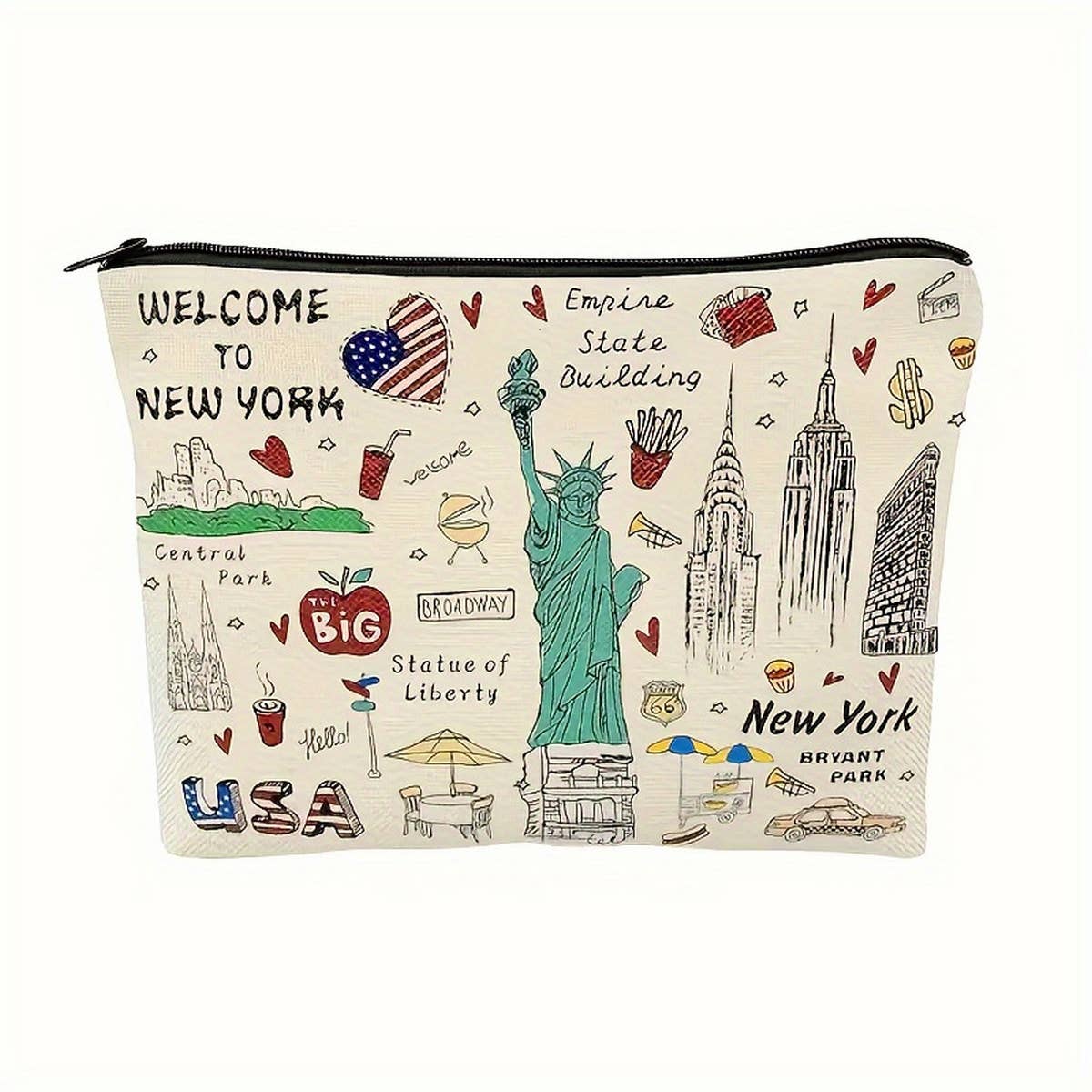 MULTIFUNCTIONAL DOUBLE-SIDED PRINTED COSMETIC BAG_CWAB2250