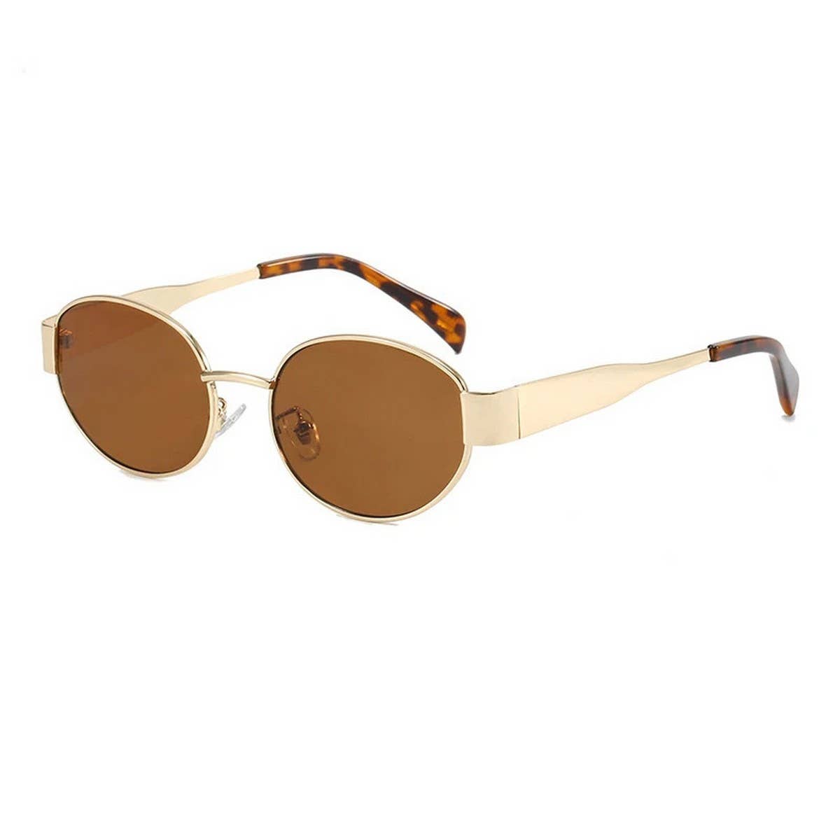 FASHIONABLE OVAL FRAME SUNGLASSES