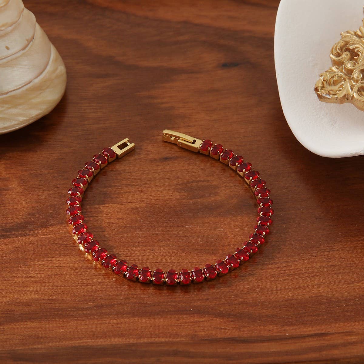 MULTI-COLOR DIAMOND SINGLE ROW FULL DIAMONDBRACELET