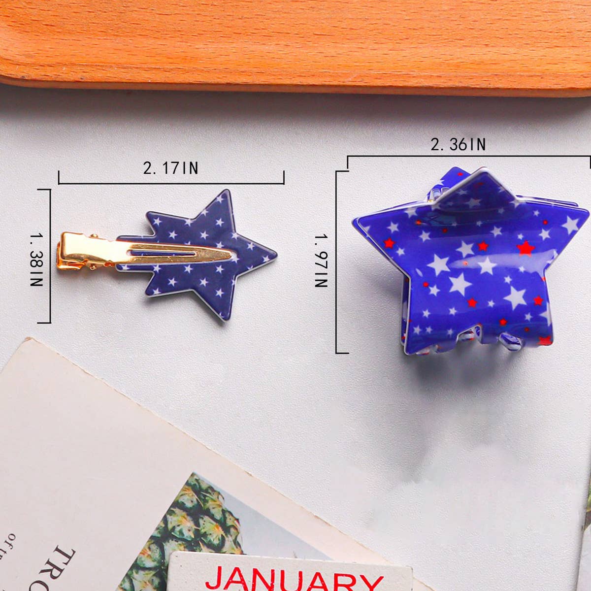 INDEPENDENCE DAY LETTER PENTAGRAM NEW HAIRPIN_CWAHA1264