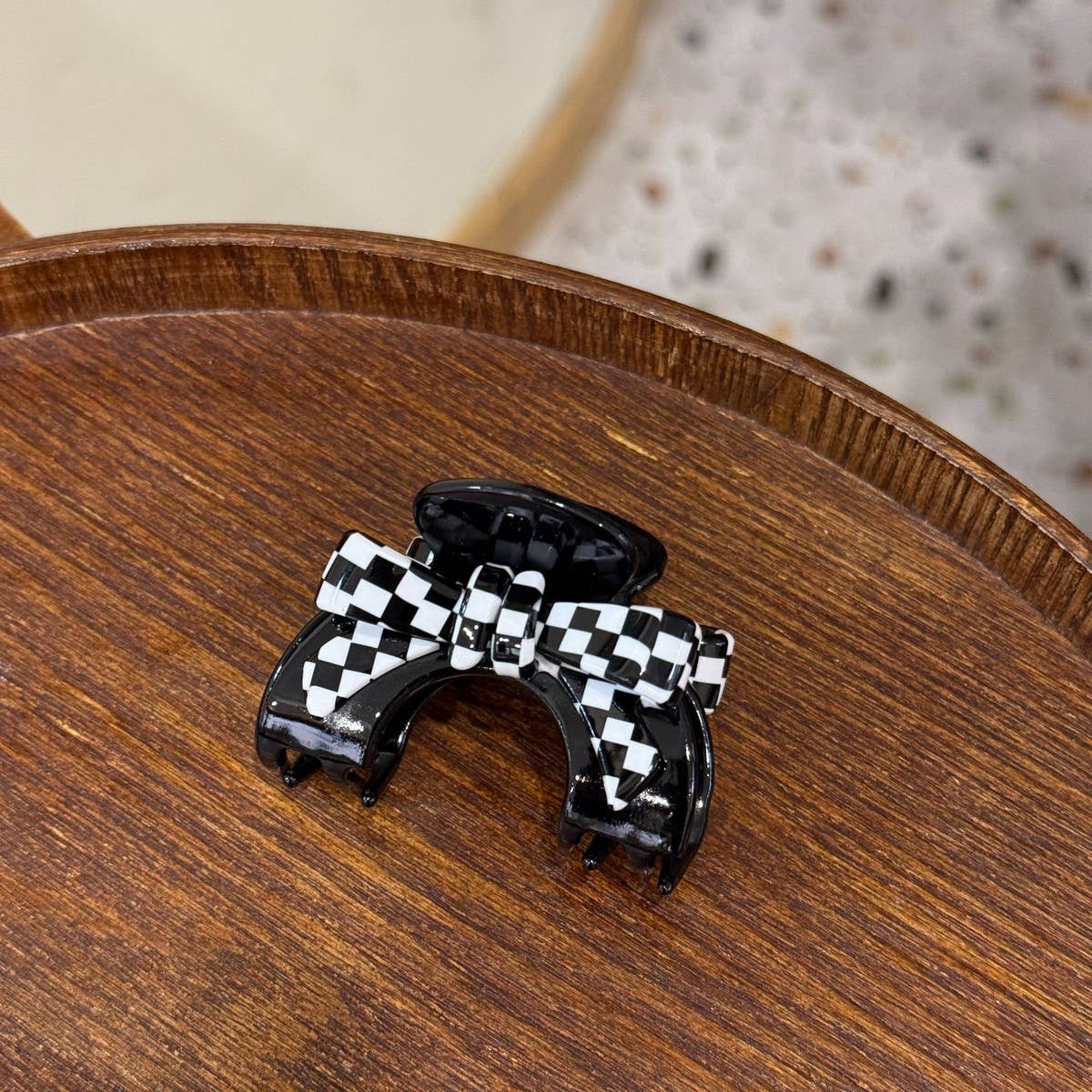 CWAHA4522_HIGH-END SEMI-CIRCULAR BOW HAIR CLIP