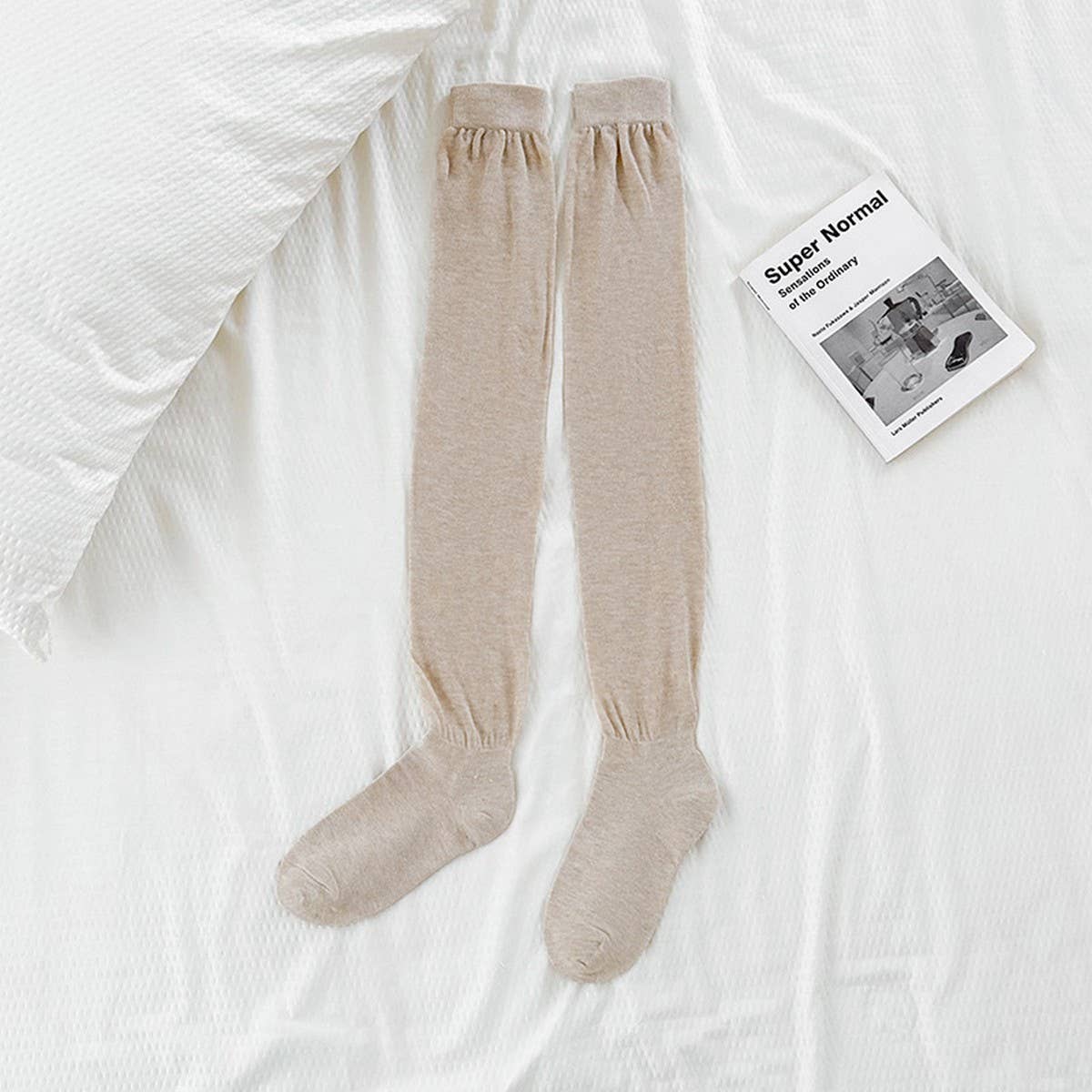 CWMS02749_OVER KNEE THIGH HIGH SOCKS WOMEN BOOTS STOCKINGS