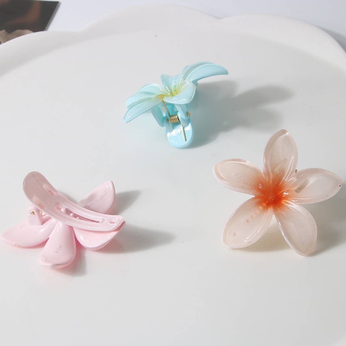Egg Flower Duckbill Hair Clip Vacation Accessory
