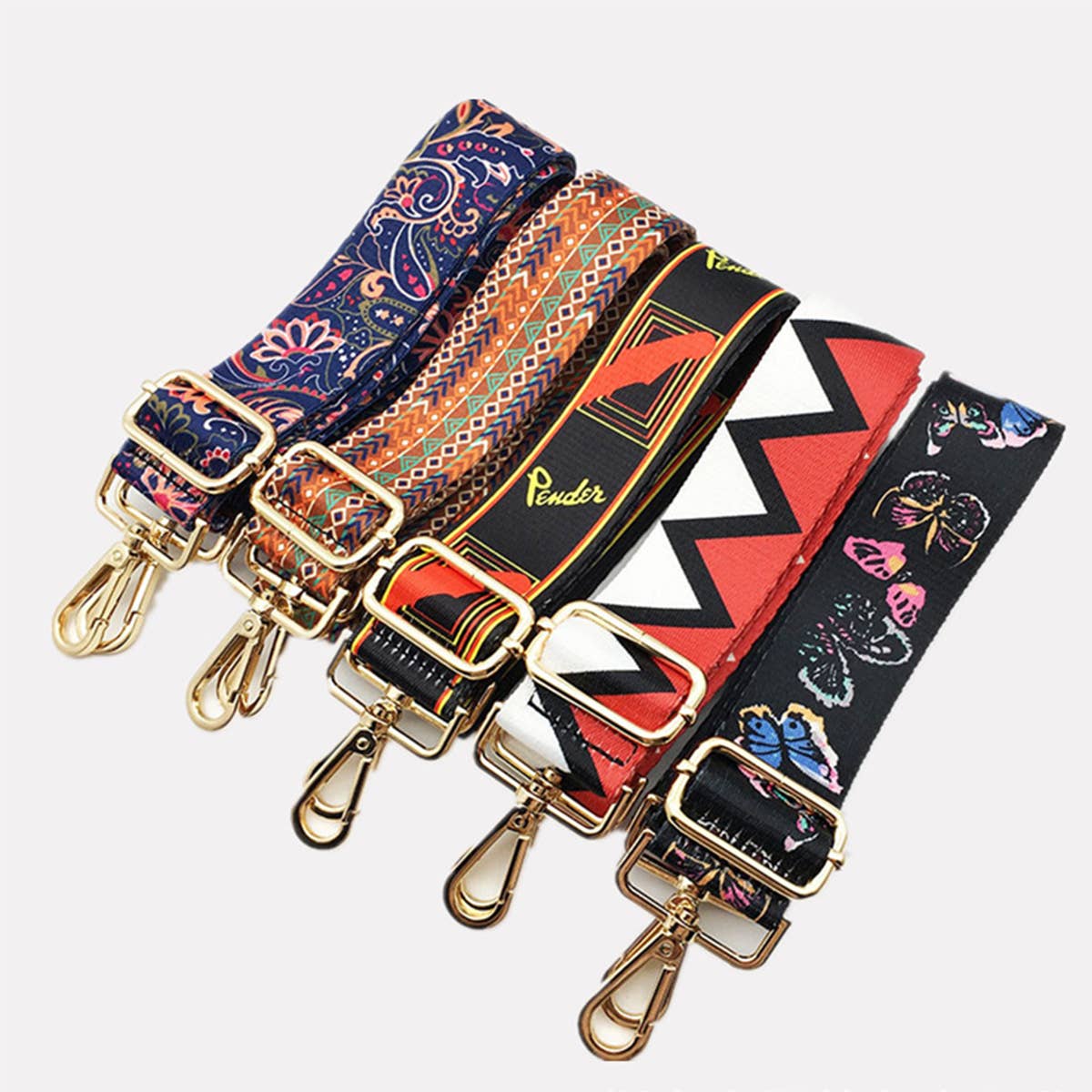 WOMEN ADJUSTABLE PRINTING BAG STRAP