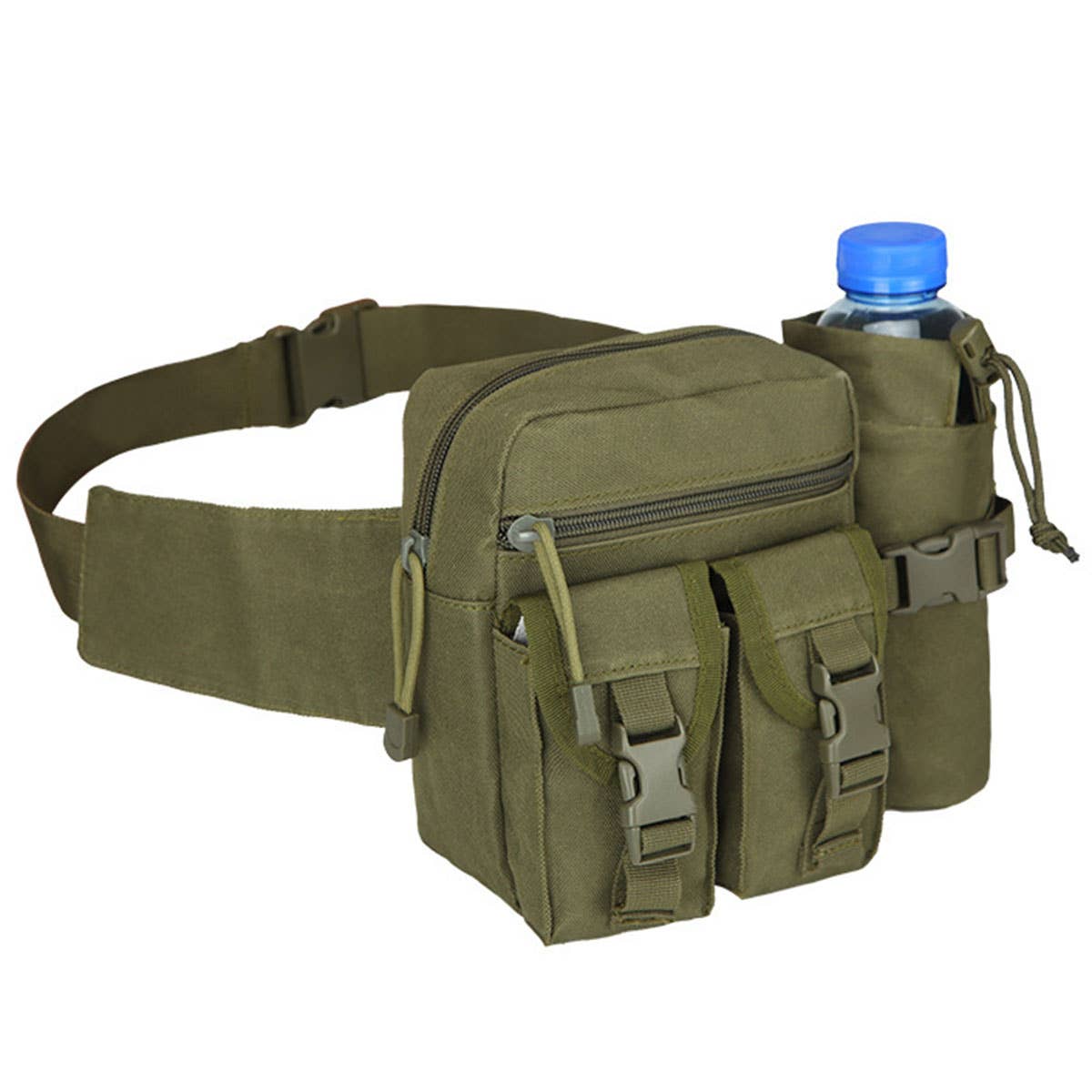 Outdoor cycling and fishing with a waist bag