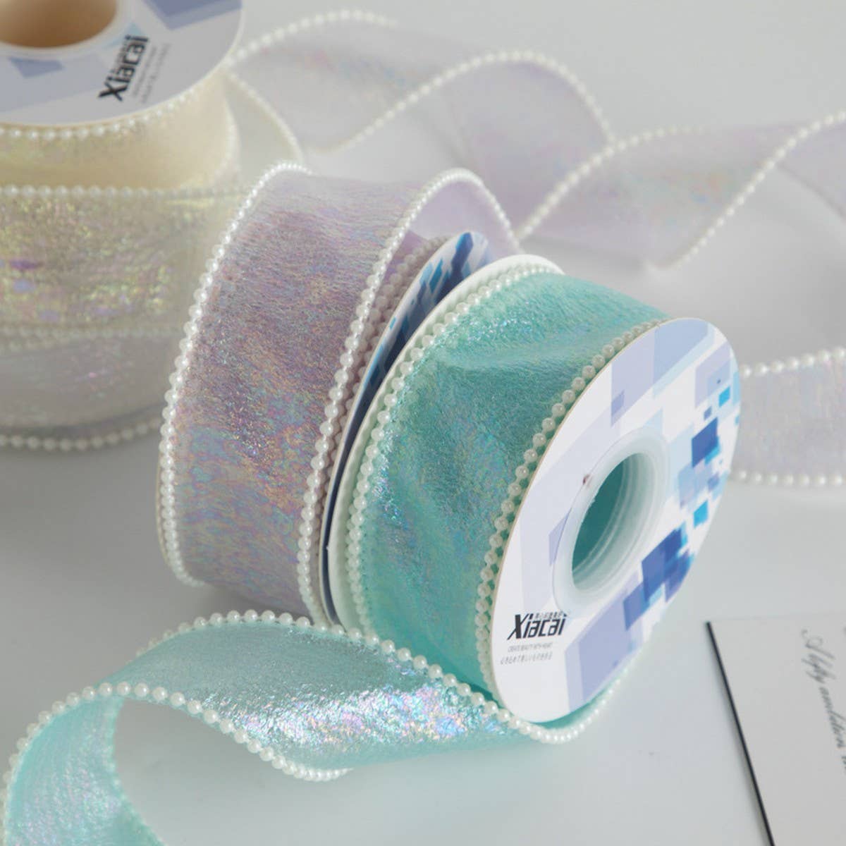 COLORFUL FISHTAIL FLOWER GIFT DIY RIBBON