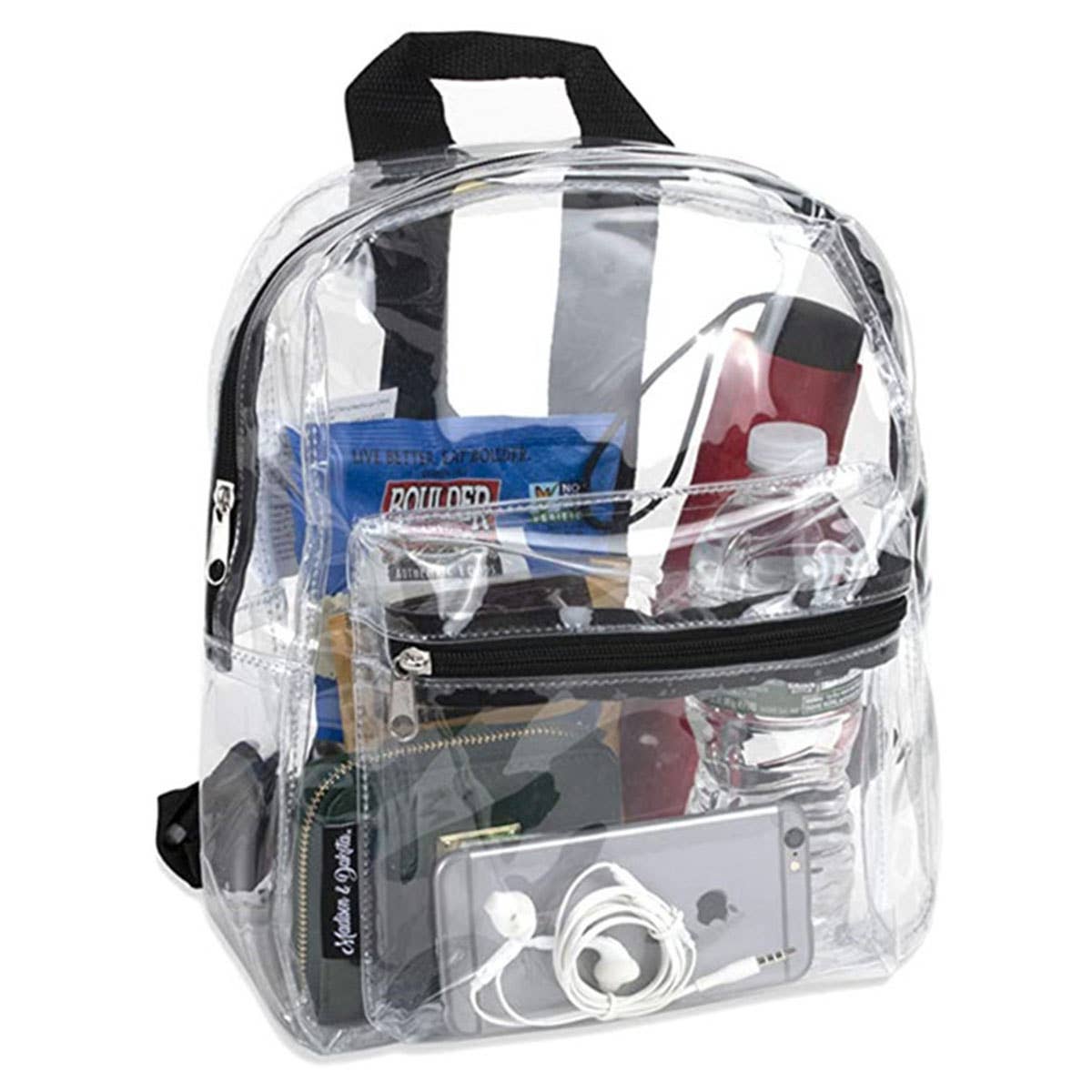 ransparent PVC waterproof small schoolbag
