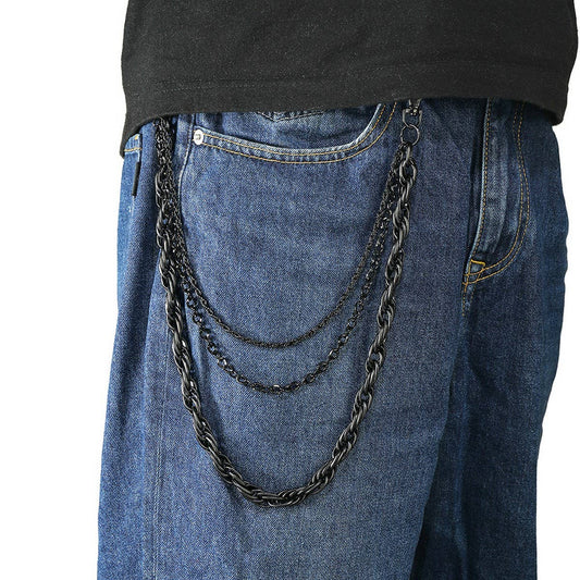 PERSONALIZED PUNK ROCK METAL JEANS CHAIN_CWMM4821