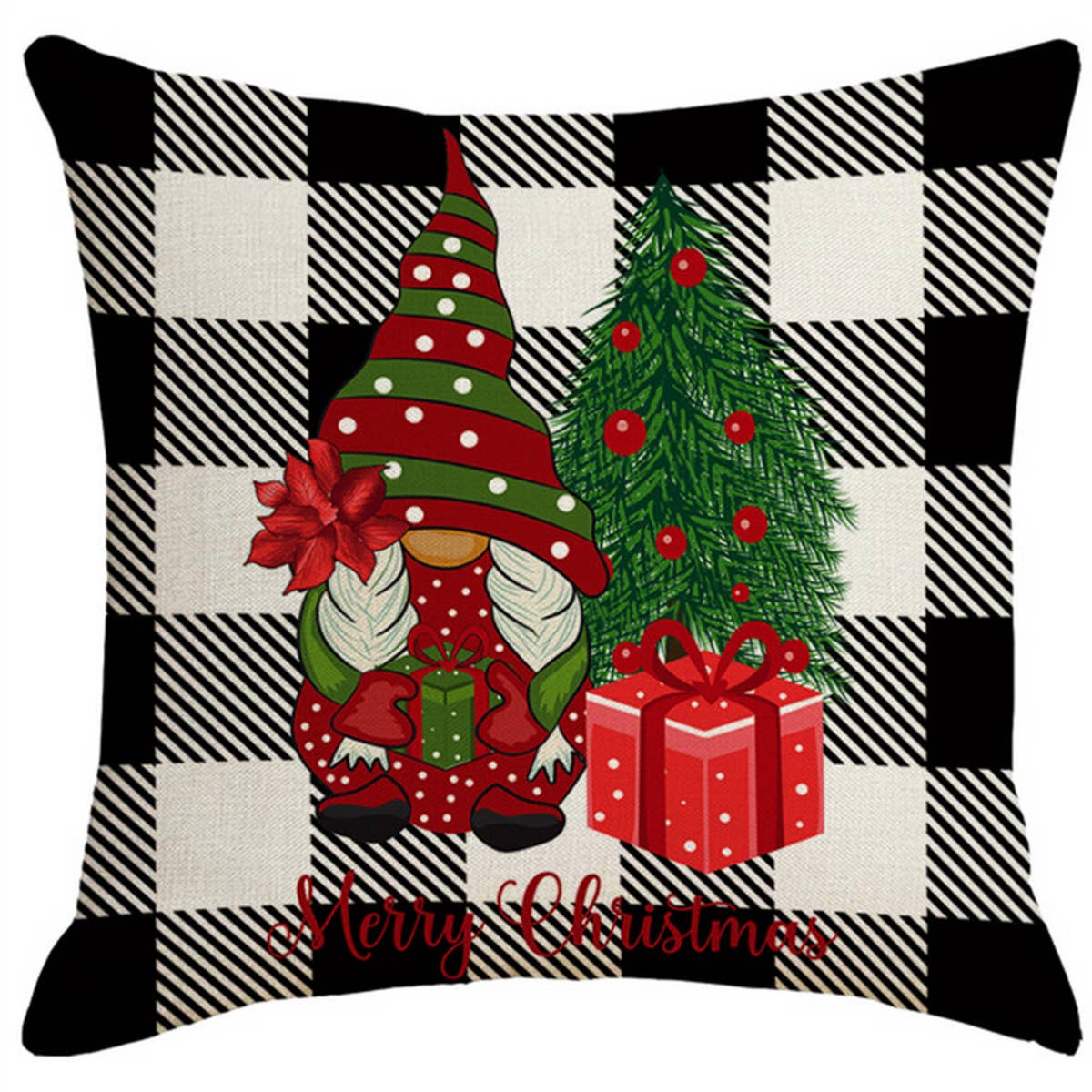 NEW CARTOON CHRISTMAS PRINT PILLOWCASE