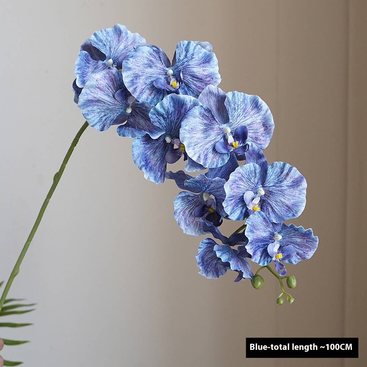 Premium Silk 9-Head Phalaenopsis Orchid Home Decor_CWMM6479