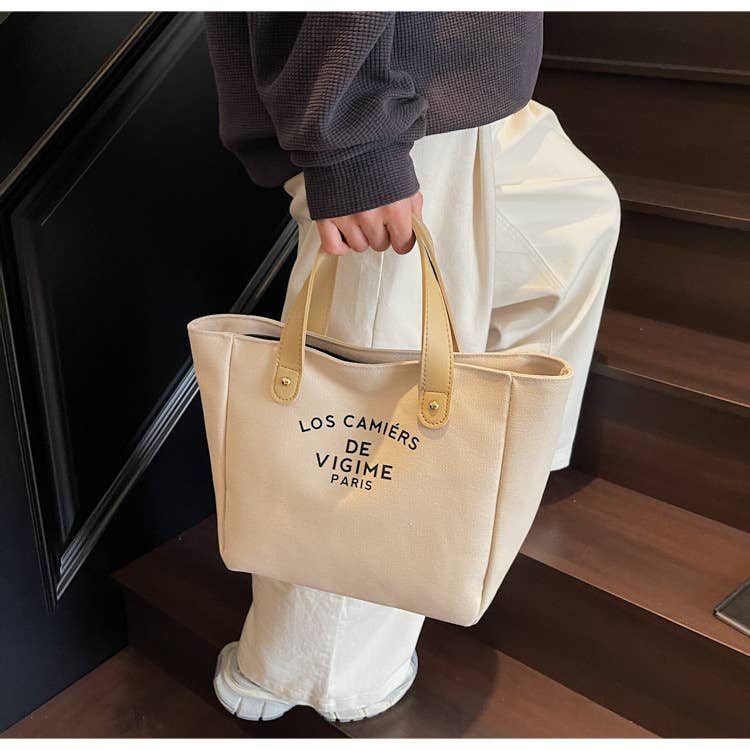 Large-capacity simple and casual bucket bag