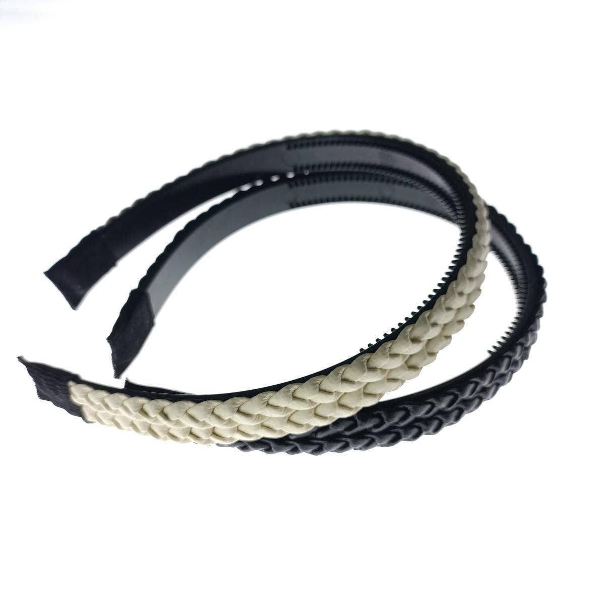 Classic French PUTriple Weave Double Comb Headband