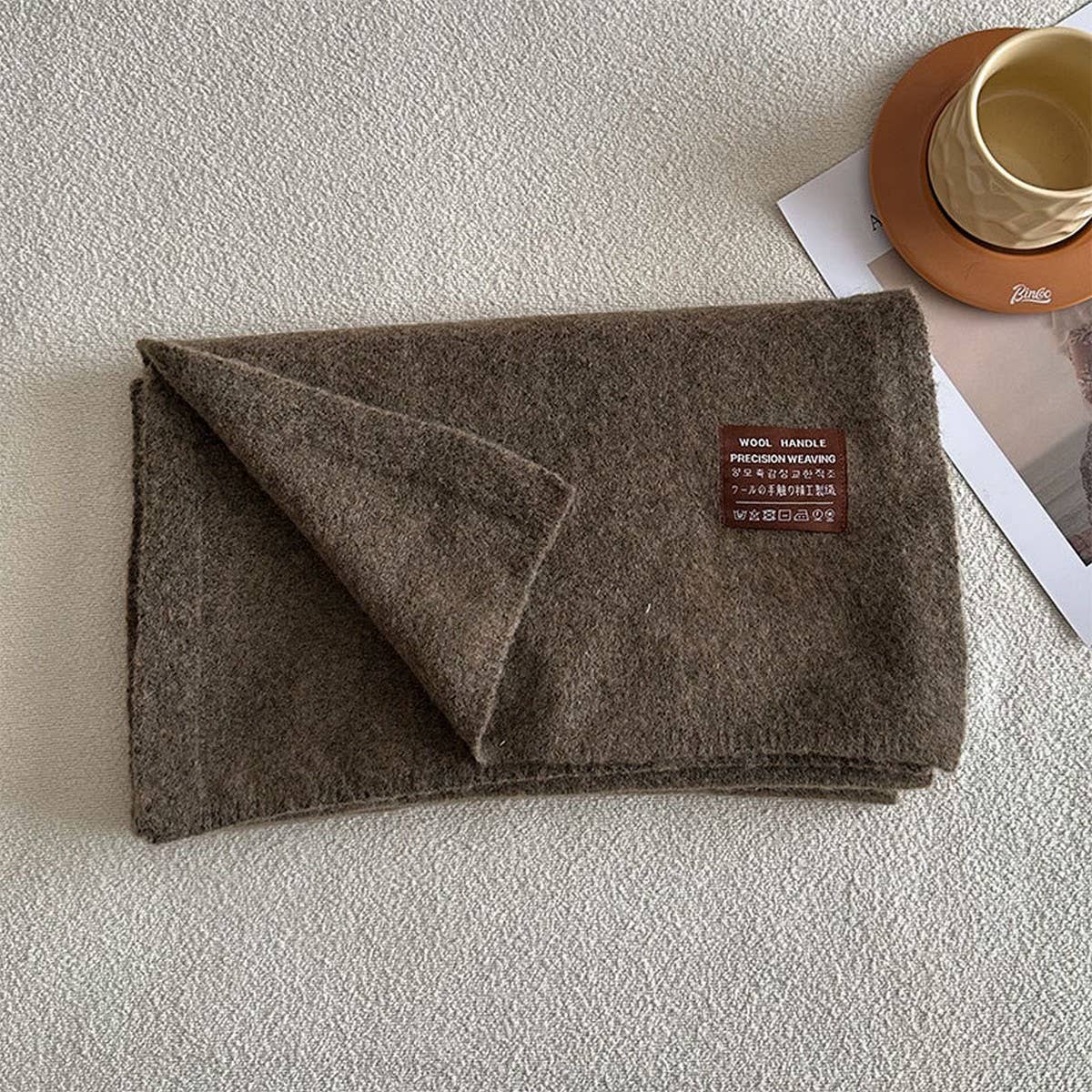 Blend Knit Scarf ??Stretchy Warm Unisex Wrap_CWASC2311