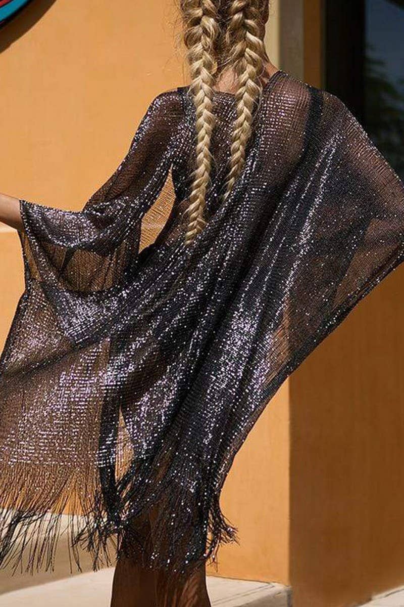 CWTBLL0945_FILIGREE SPLIT CAPE HOLIDAY BEACH SMOCK