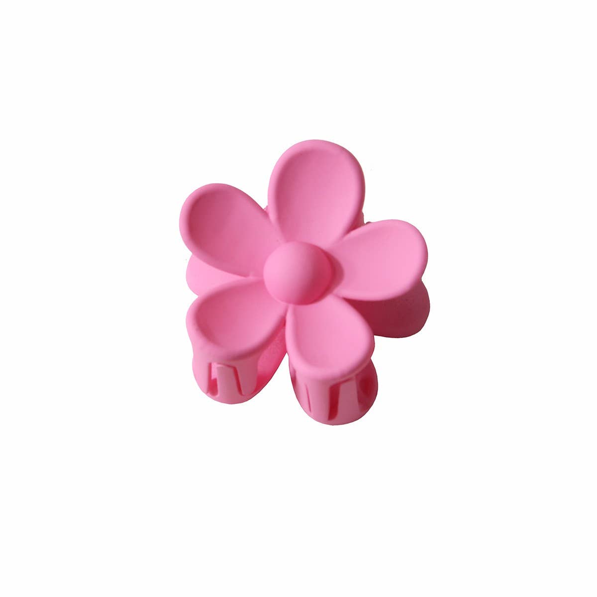 Mini Matte Flower Hair Claw Clip ? Cute Side Clip