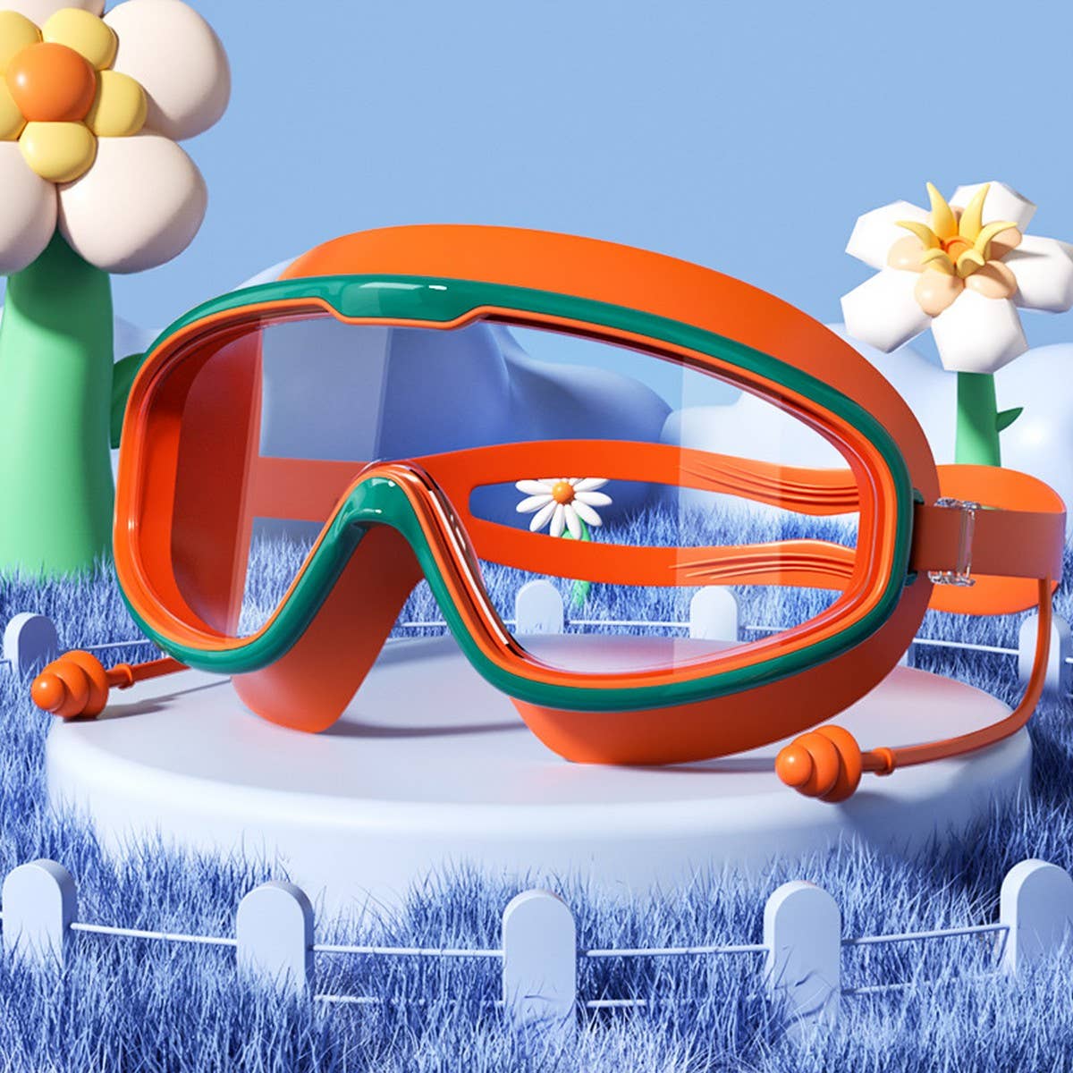Kids HD Anti-Fog Swim Goggles ? Large & Stylish£ßCWMM6647