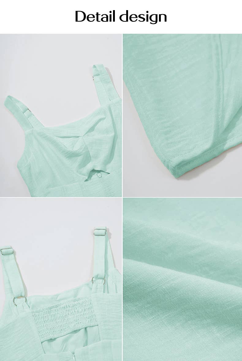 Holiday-chic solid color high-waisted dress