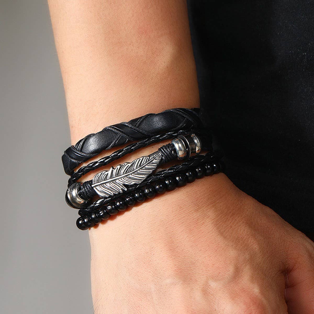 NEW SIMPLE HAND-WOVEN ALLOY BRACELET