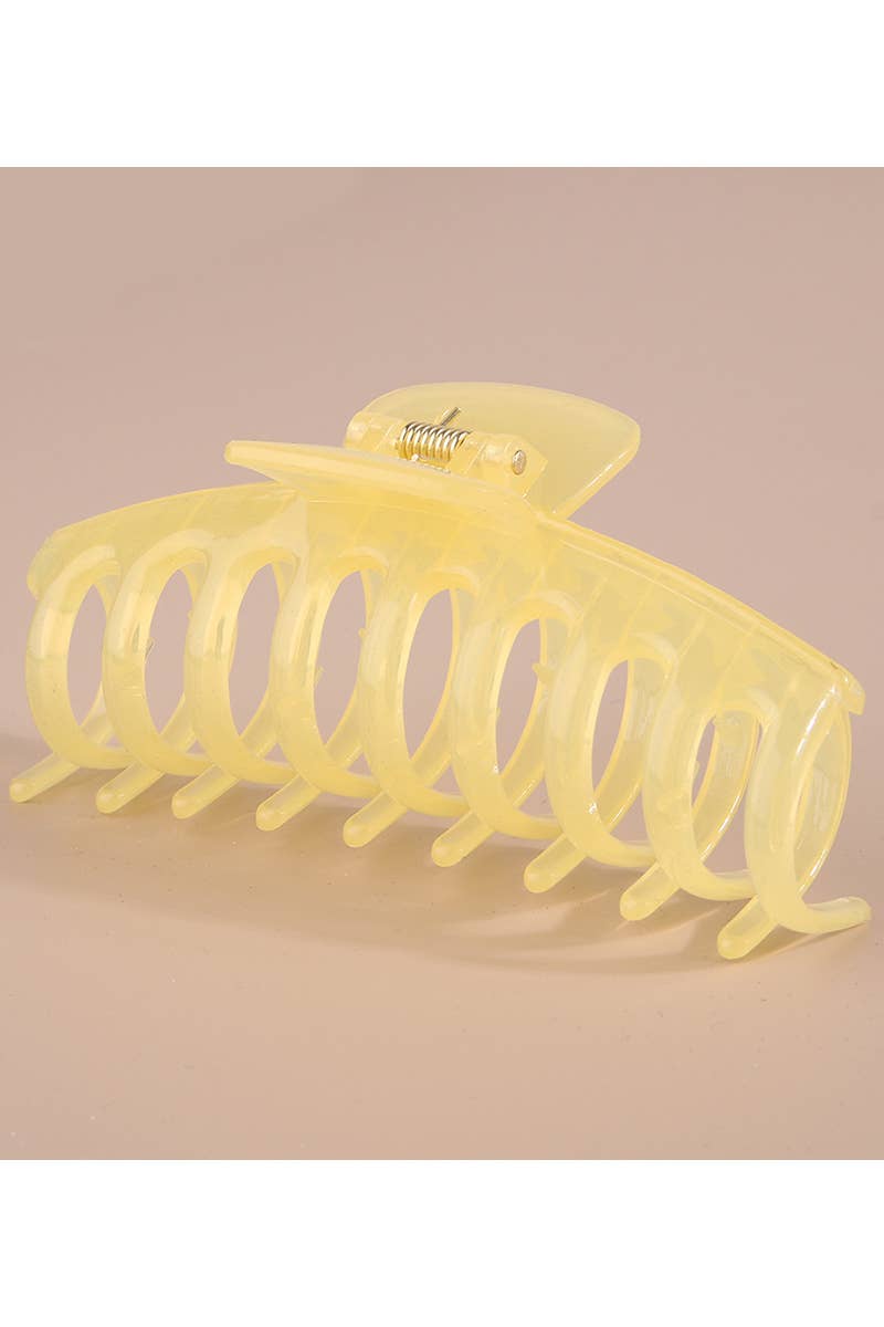4.3" Matte PS Plastic Hair Claw Clip, Strong Hold_CWAHA0090