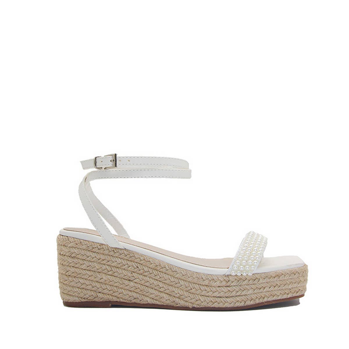 FASHIONABLE SQUARE TOE STRAPPY HIGH HEELS