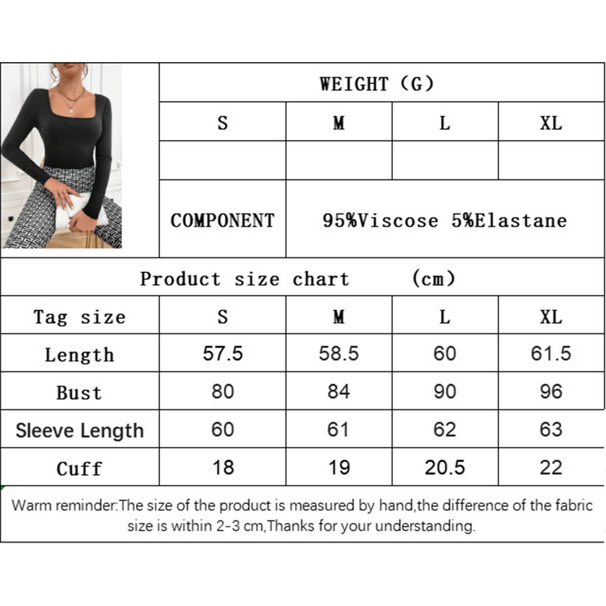 SQUARE NECK BACKLESS SOLID COLOR T-SHIRT