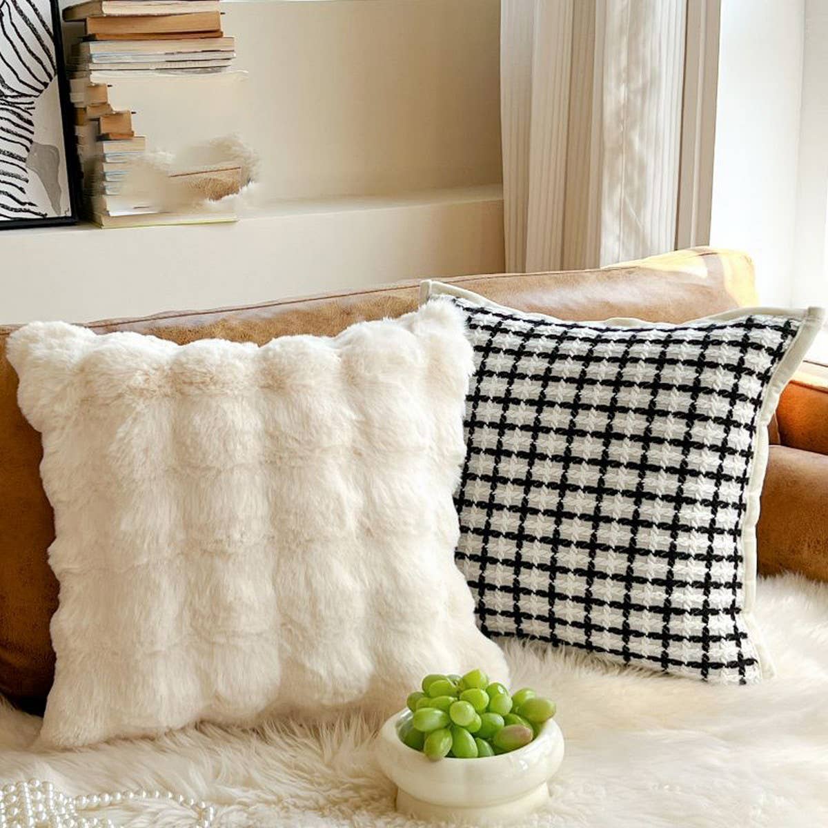 French Chic Throw Pillow Cover for Sofa or Bed