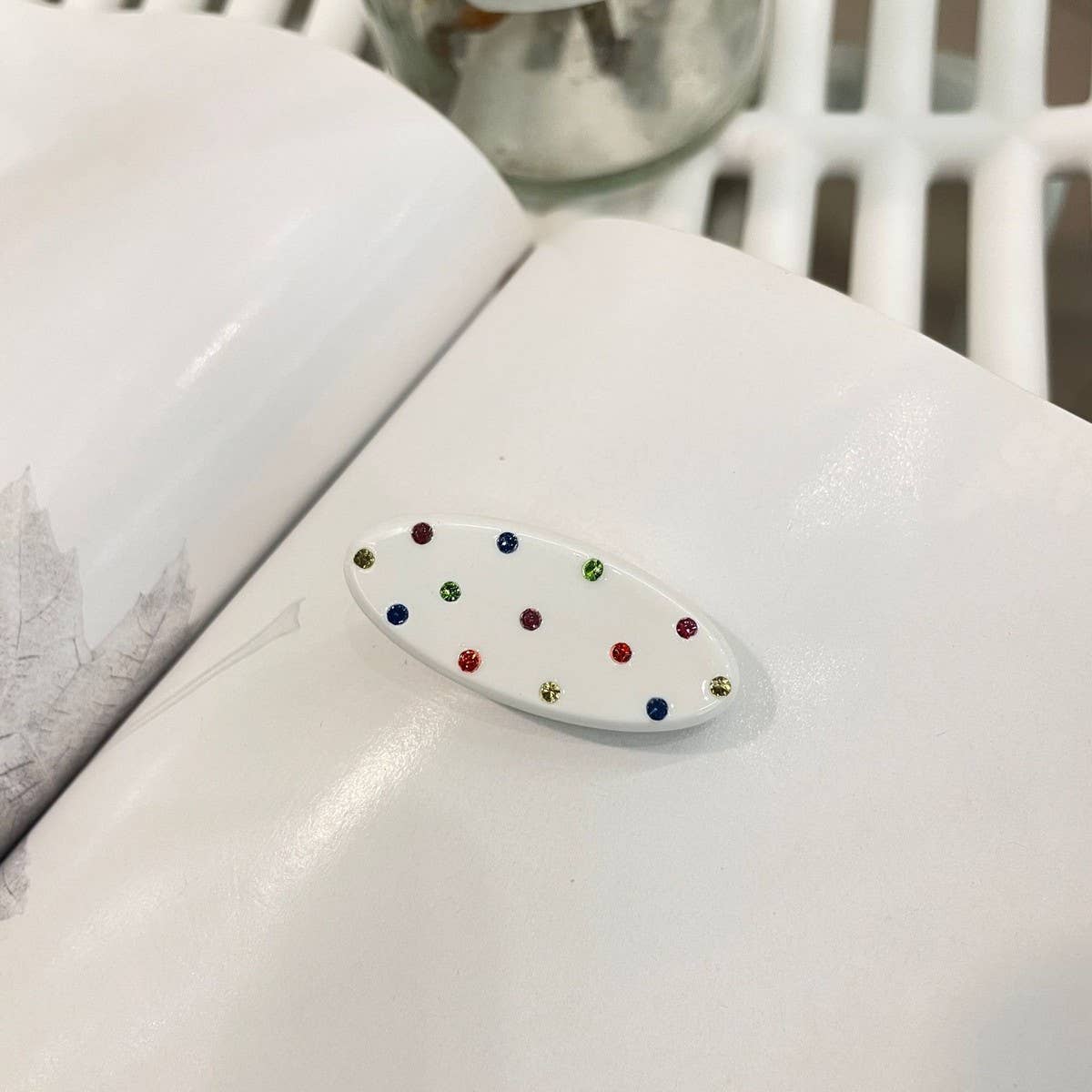 CWAHA5119_COLORED DIAMOND HEART HIGH-END DOPAMINE HAIRBAND