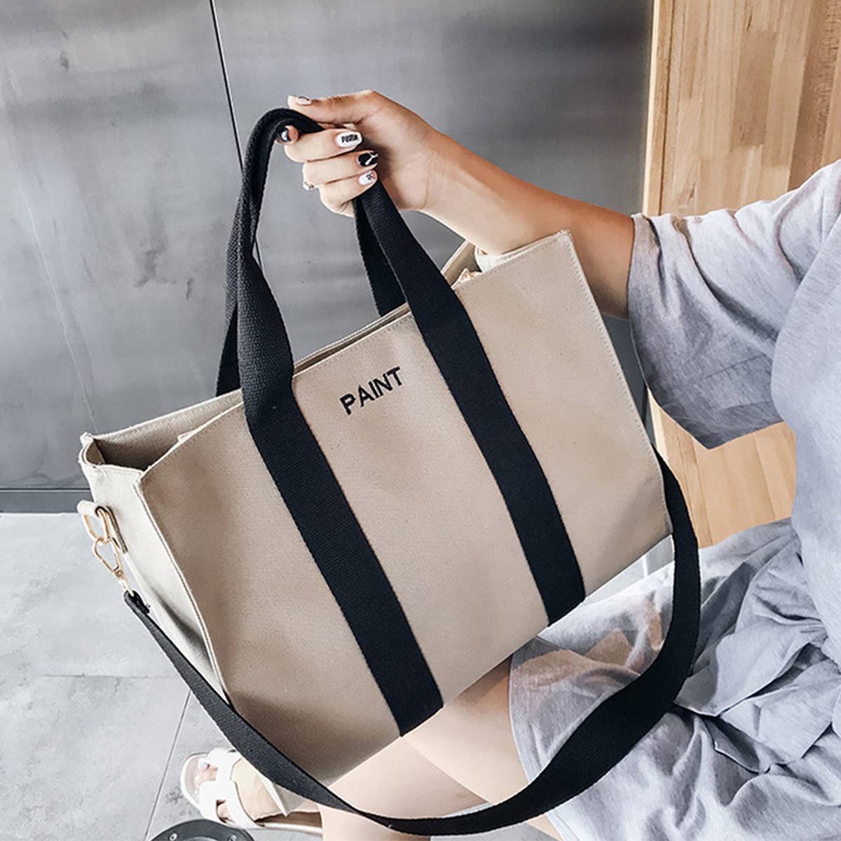 CWAB4844_FASHIONABLE COMMUTER LARGE CAPACITY SHOULDER BAG