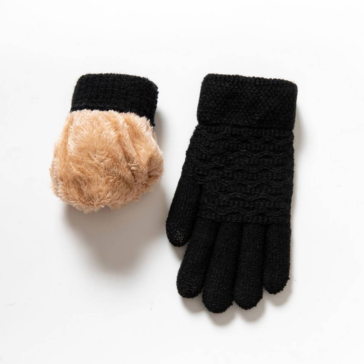 CWAG00555_WINTER KNIT THERMAL SKI CYCLING GLOVES