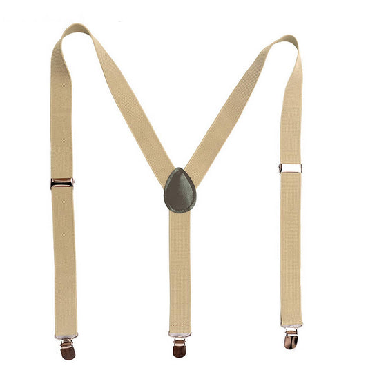 TROUSERS SUSPENDERS RUBBER BUCKLE SUSPENDER CLIP