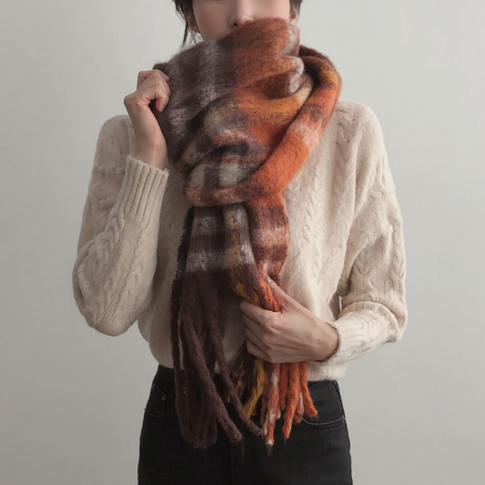 Thick Brushed AC Scarf ? Sweet Winter Wrap