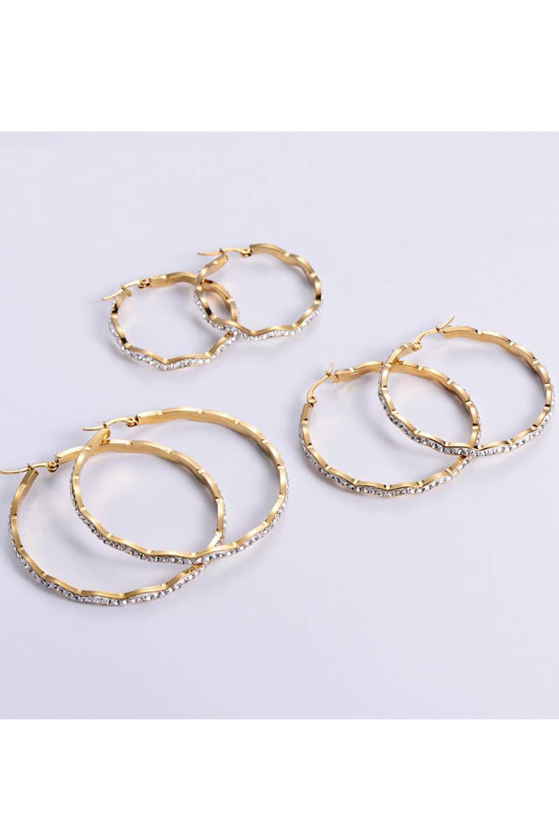 18K GOLD PLATED STAINLESS STEEL EARRINGS_CWAJE0396