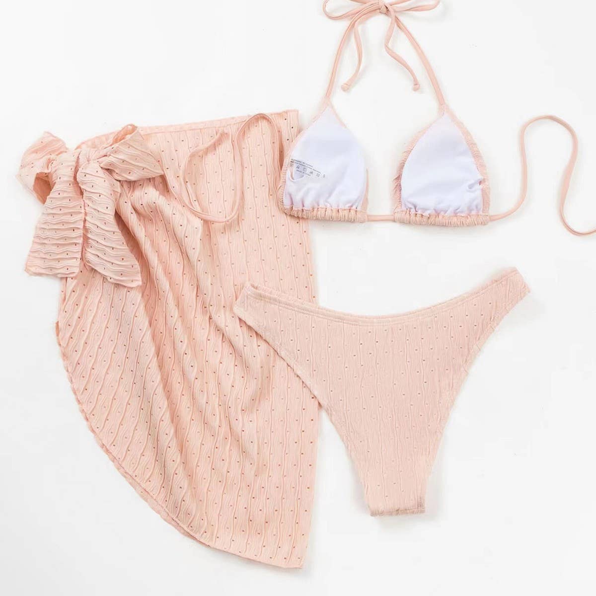 Sexy Backless Bikini Swimwear for Women 3/Set ??