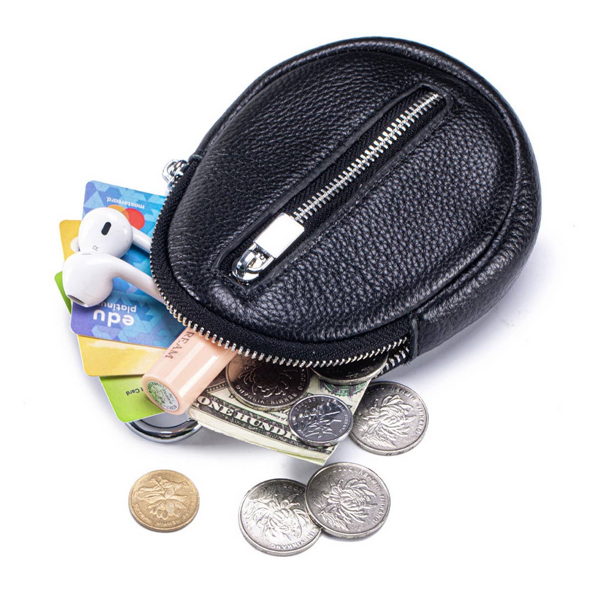 Premium Leather Pearl Clutch Mini Purse_CUAB00367