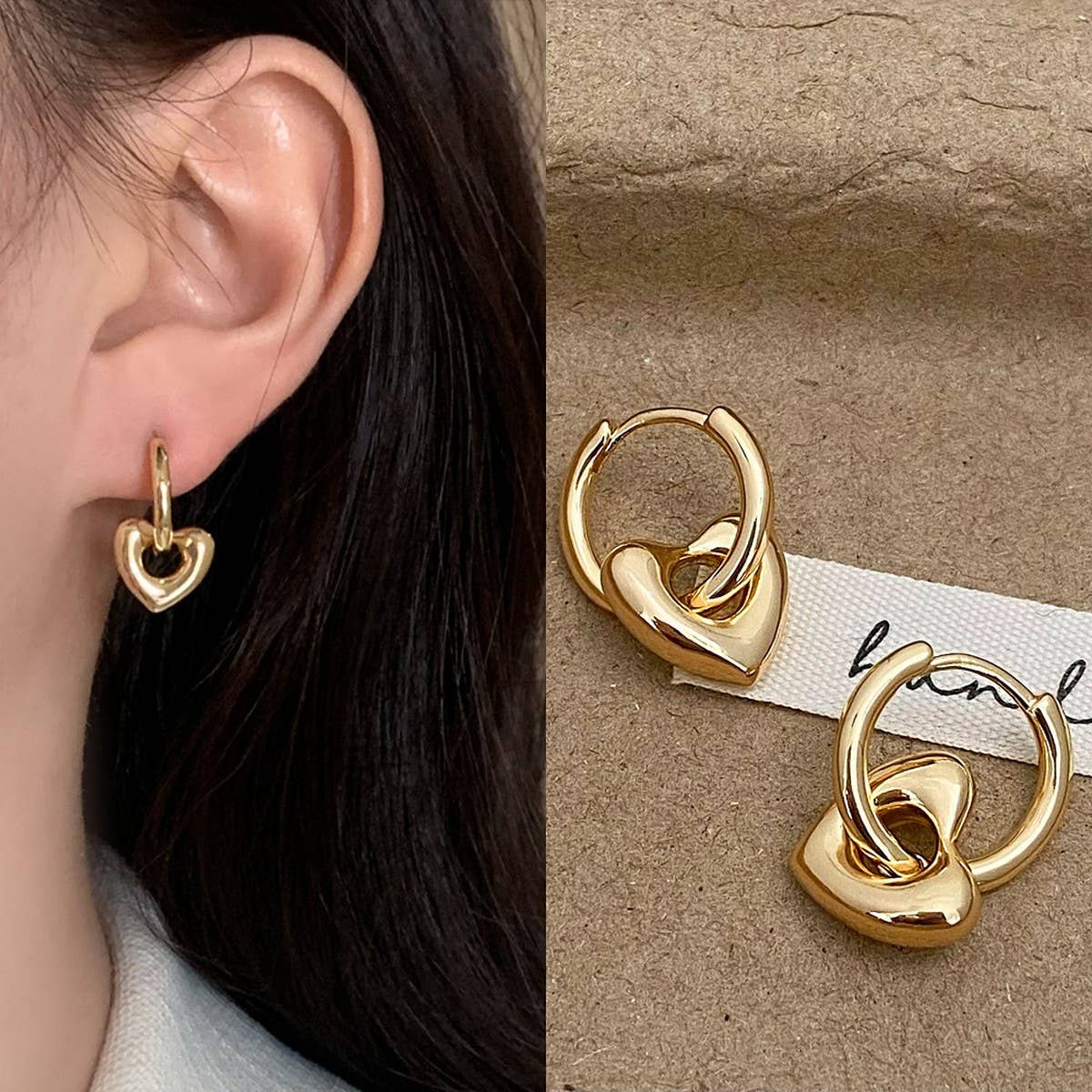 WOMEN'S VALENTINE'S DAY LOVE HEART EARRINGS