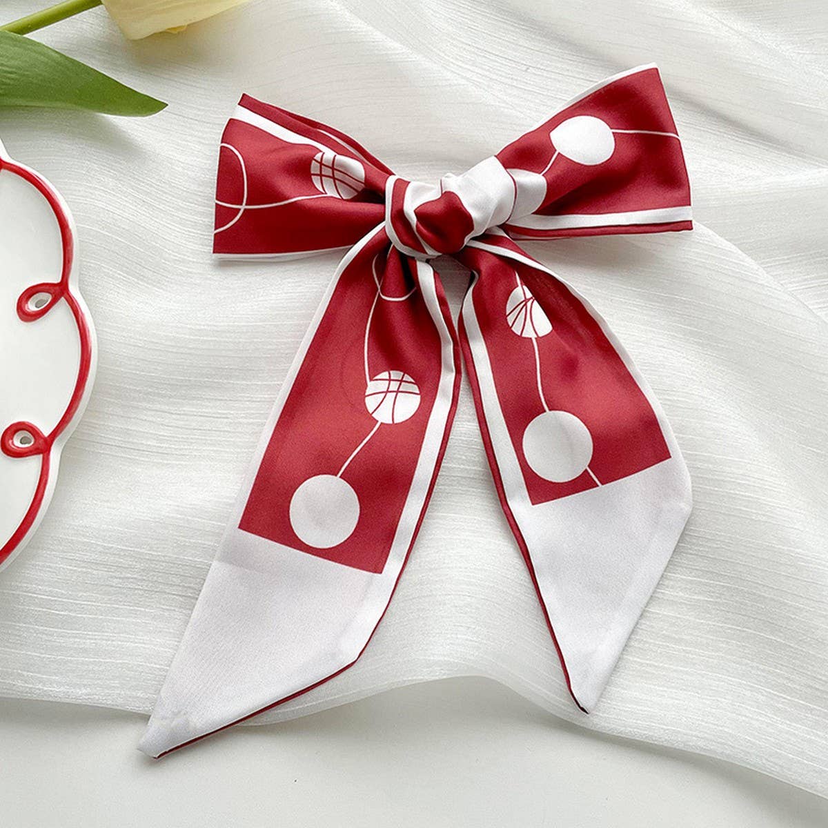 NEW STYLE WHITENING RED LONG FASHIONABLE HAIRBAND_CWAHA4143