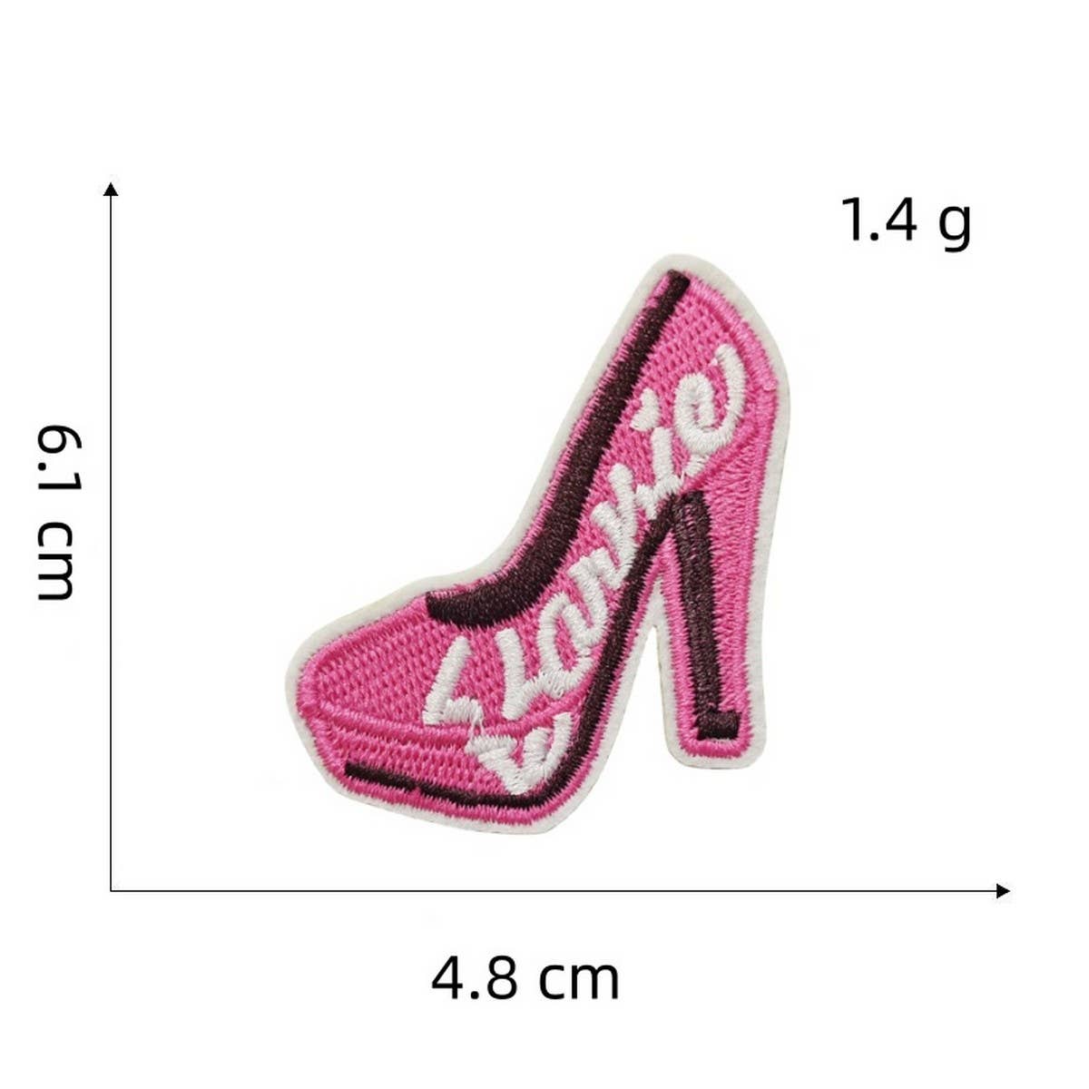NEW PINK CARTOON EMBROIDERED CLOTH PATCH