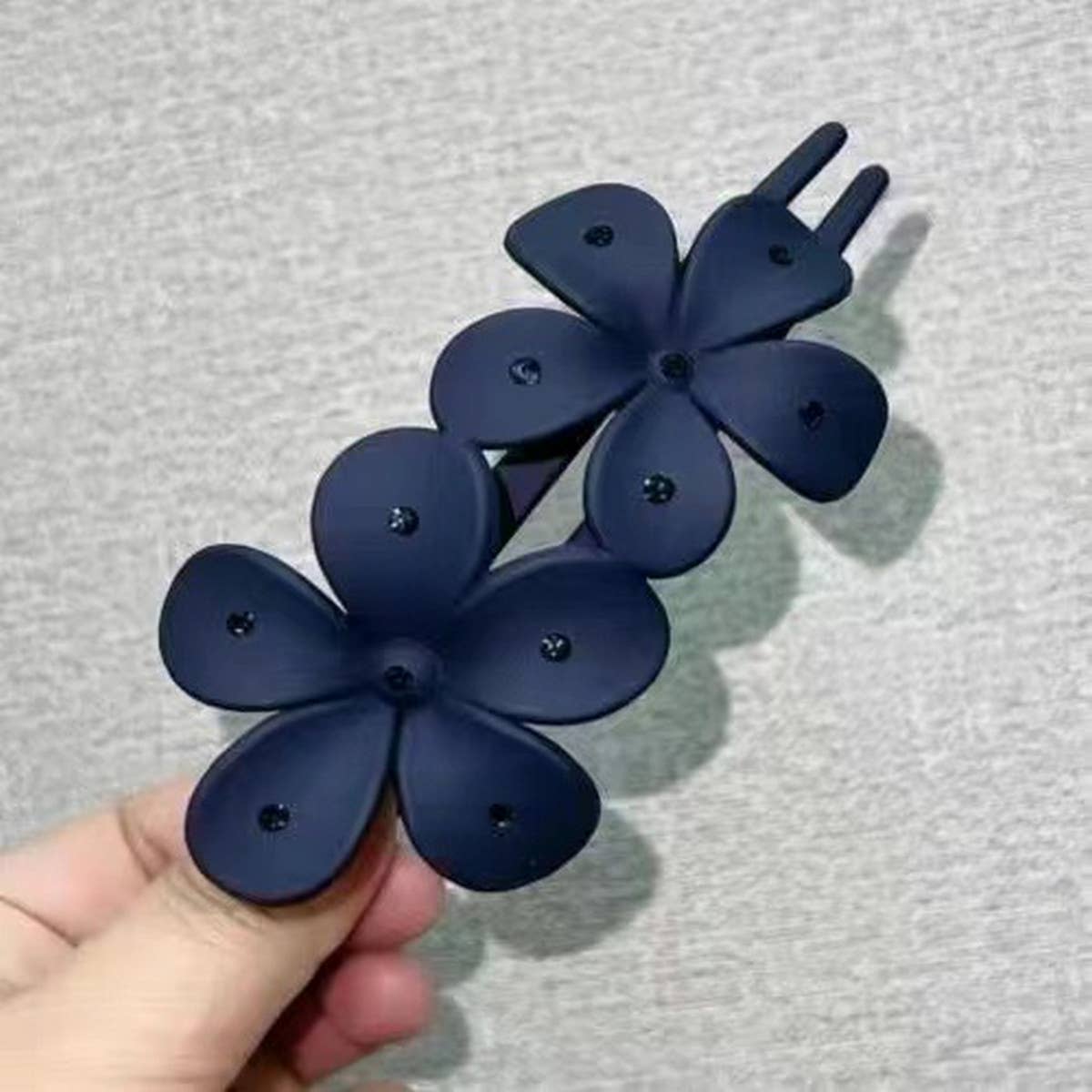 FLORAL HAIR CLIP,OVERSIZED DUCKBILL HAIRPIN FOR UPDOS